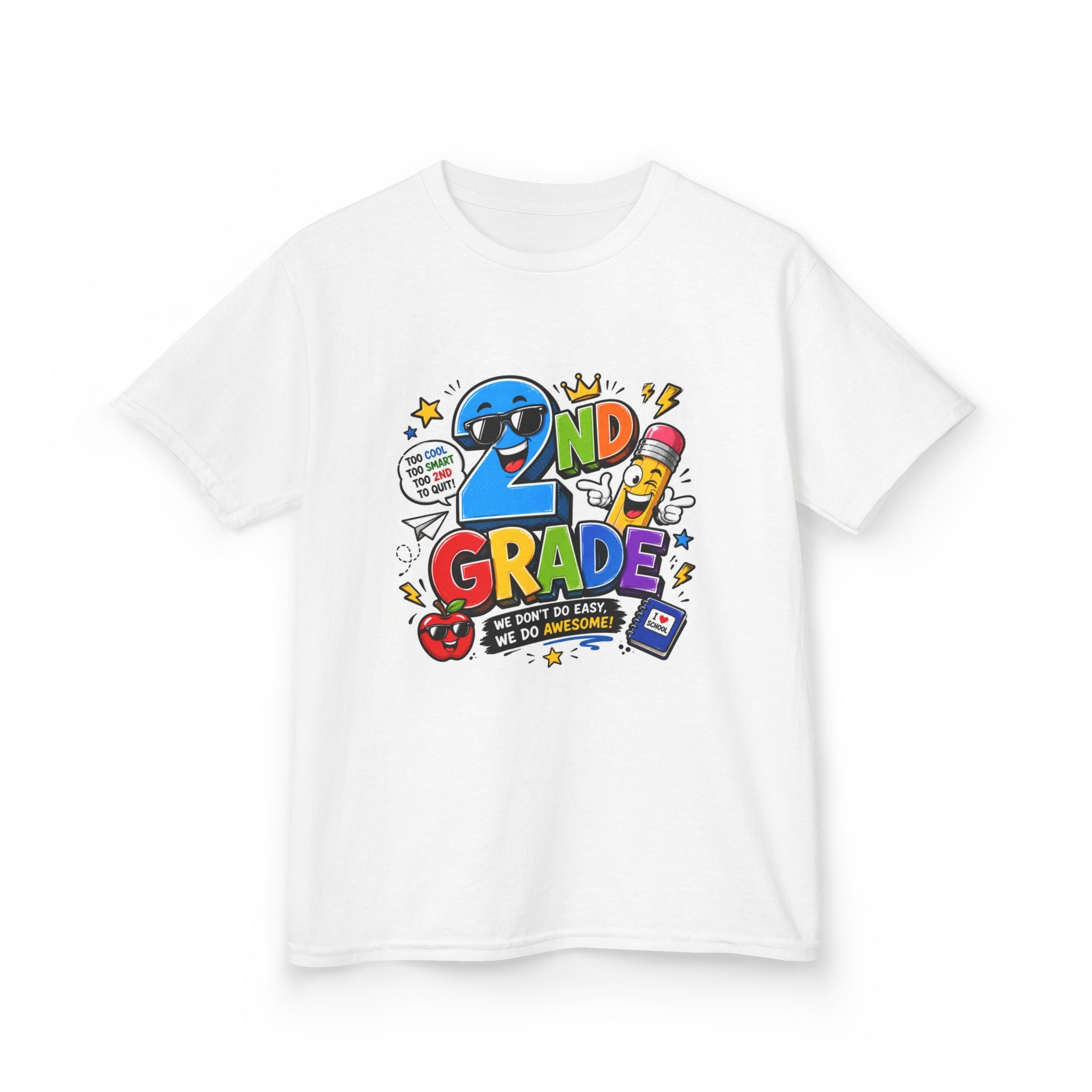2nd Grade Kids Back to School Tee