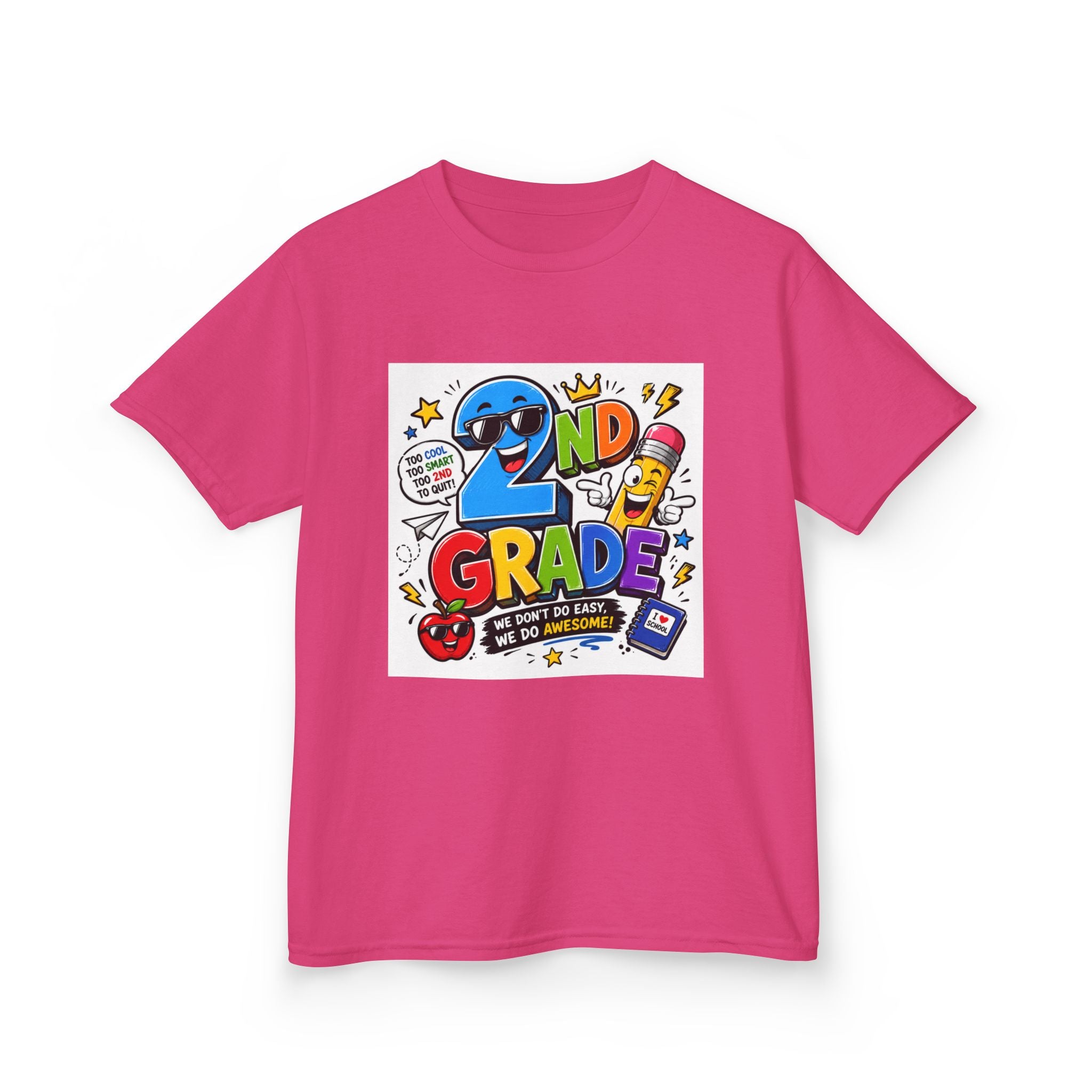 2nd Grade Kids Back to School Tee