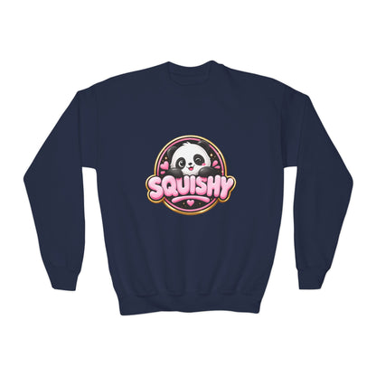 Kids 'Squishy' Panda Crewneck Sweatshirt – Cute Plush Graphic
