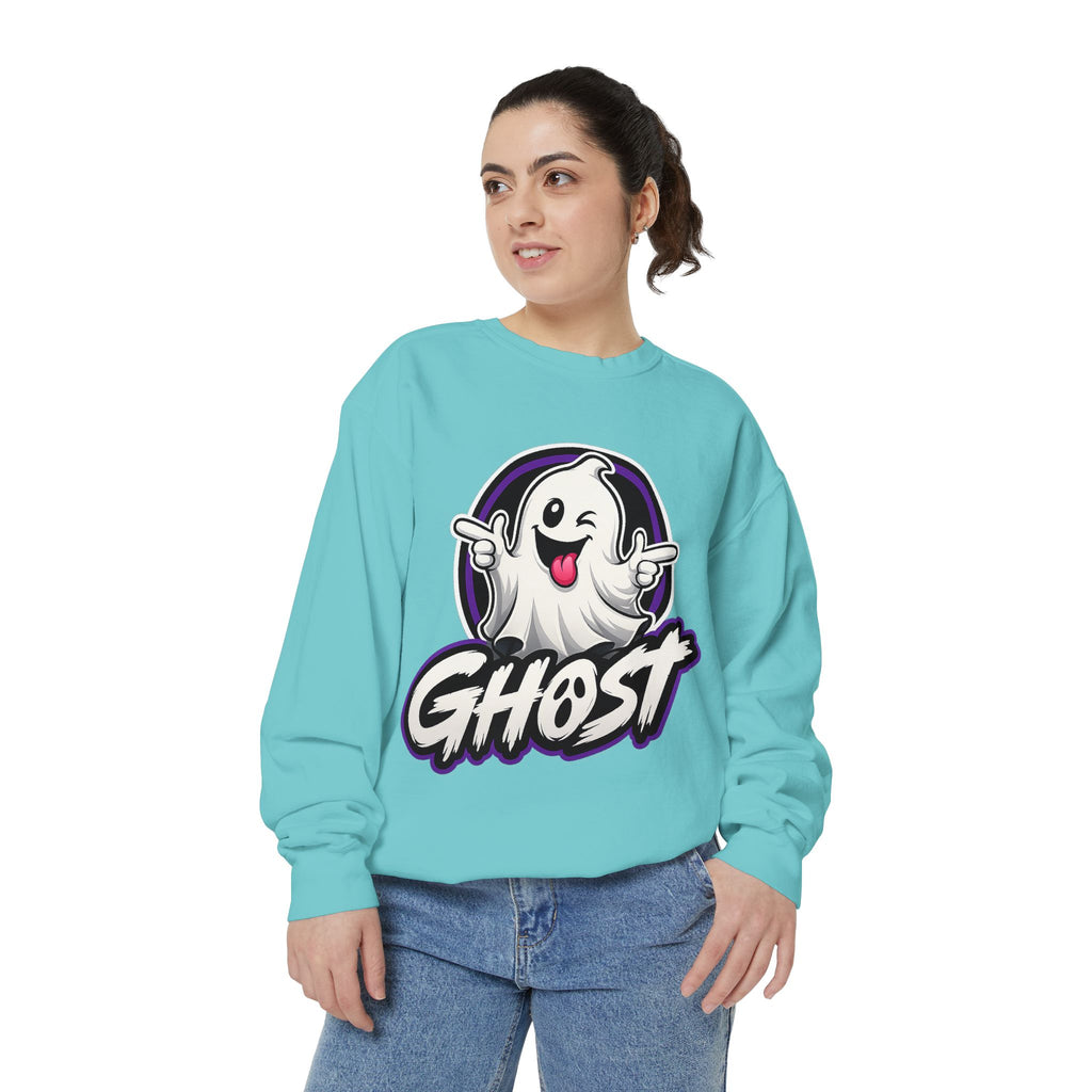 Ghost Graphic Sweatshirt — Playful Halloween Crewneck