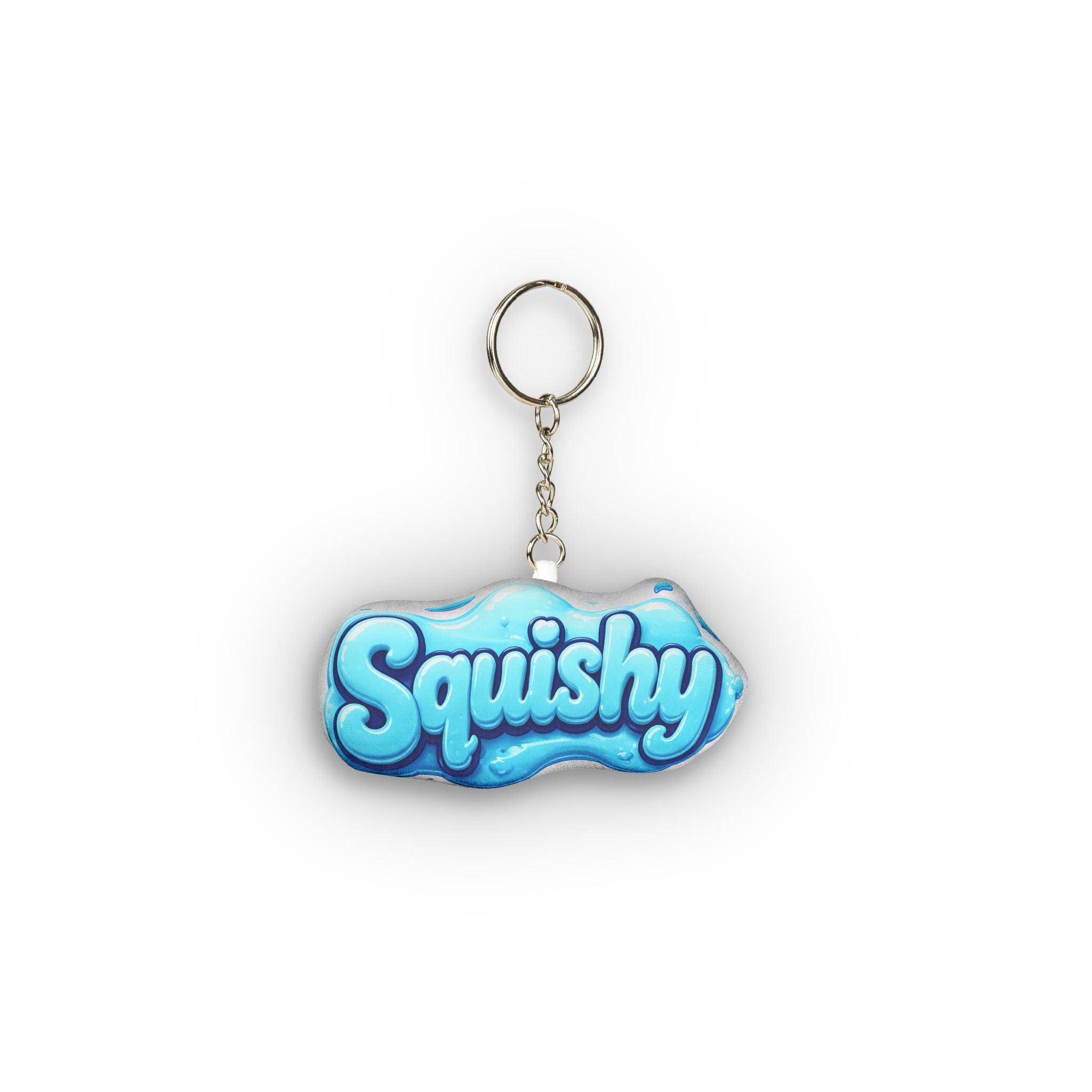 Custom Plush Keychain - "Squishy" Mini Shape Keyring (Personalized Novelty Accessory)