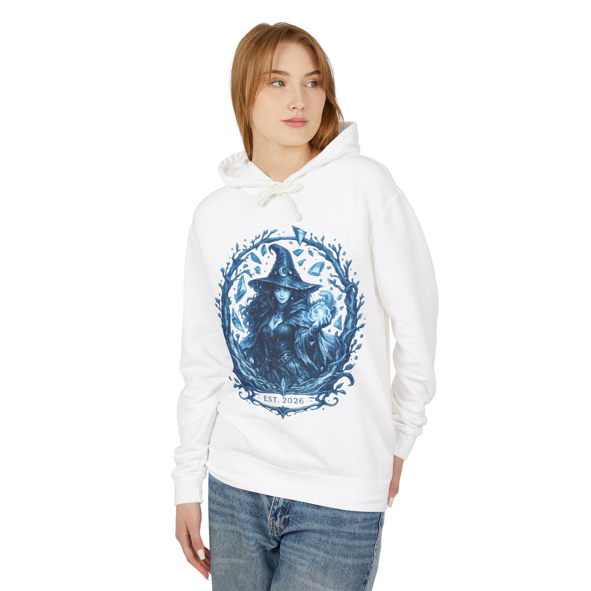 Witch Moonlight Hoodie — Mystic Witch Graphic