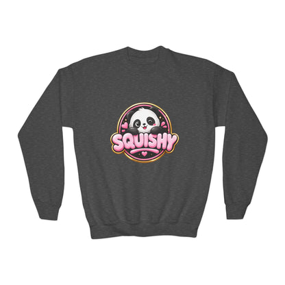 Kids 'Squishy' Panda Crewneck Sweatshirt – Cute Plush Graphic