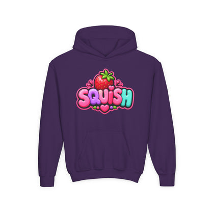 Cute 'Squish' Strawberry Graphic Pullover