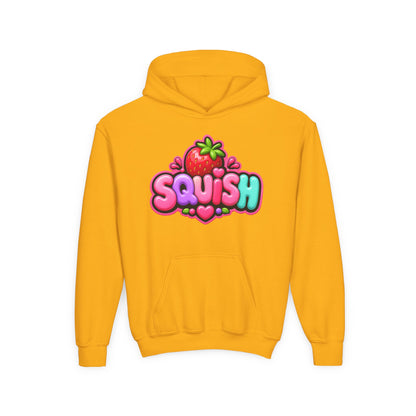 Cute 'Squish' Strawberry Graphic Pullover