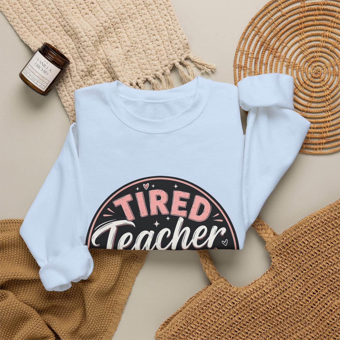 Tired Teacher Club Sweatshirt