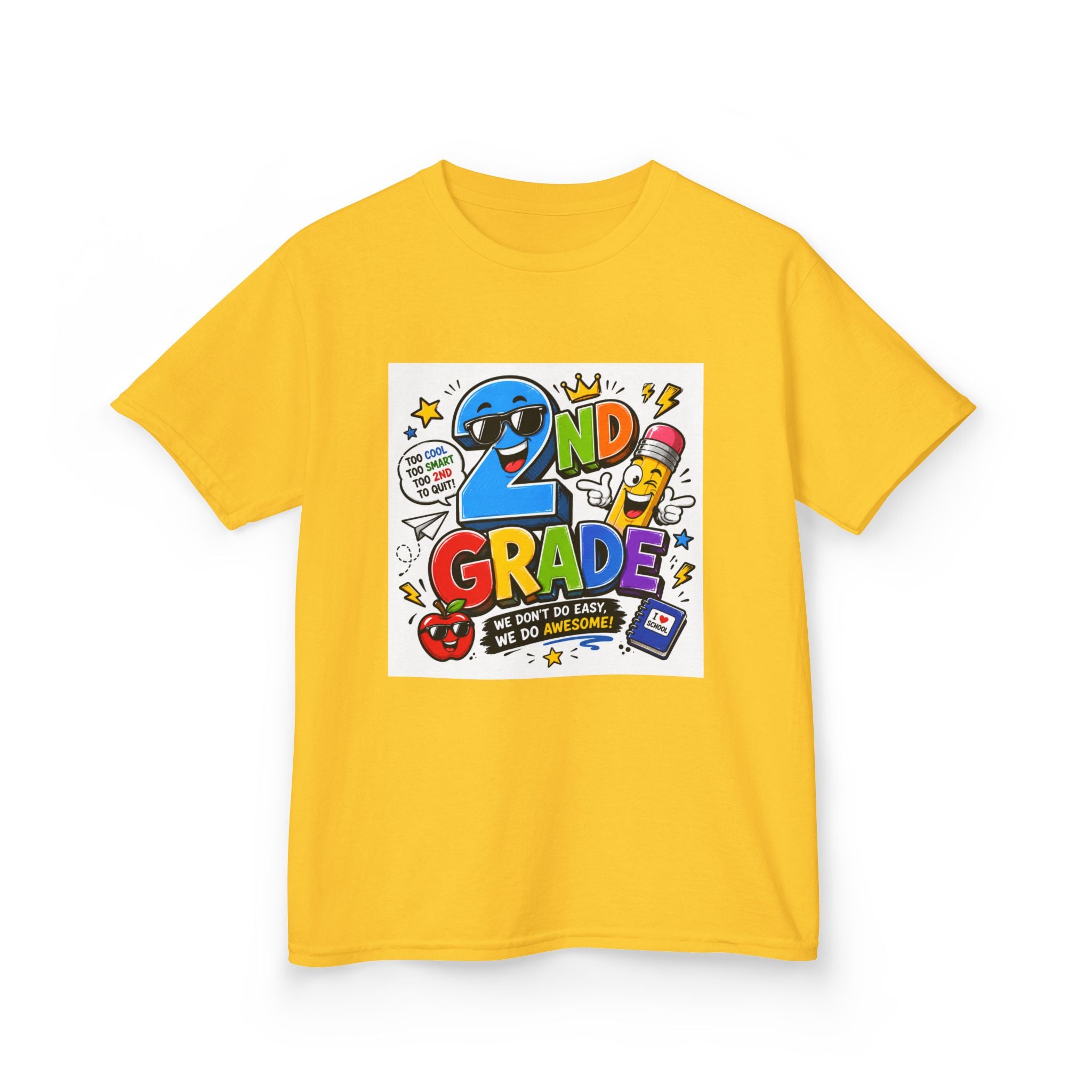 2nd Grade Kids Back to School Tee