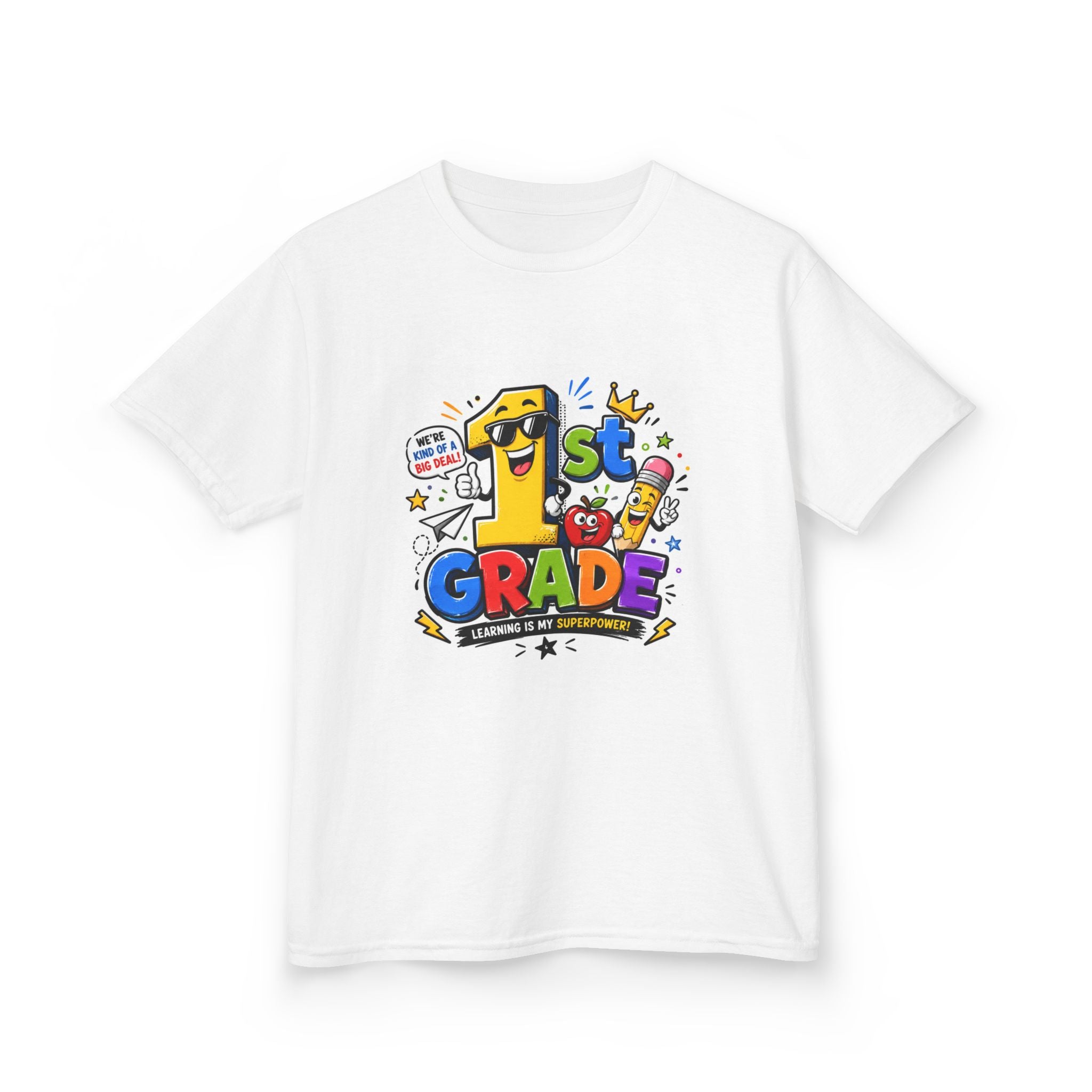 1st Grade Kids Back-to-School Tee