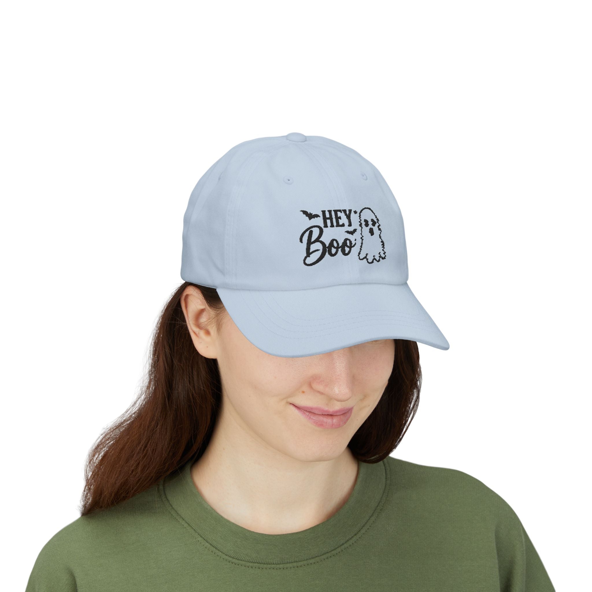 Hey Boo Ghost Halloween Cap