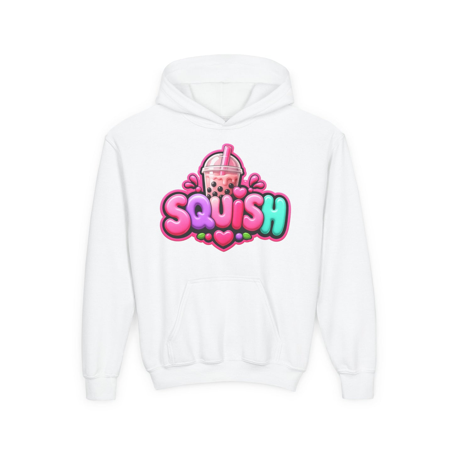 Cute 'Squish' Boba Tea Graphic Pullover