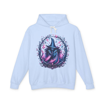 Witch Raven Hoodie — Mystical Gothic Witchcraft Pullover