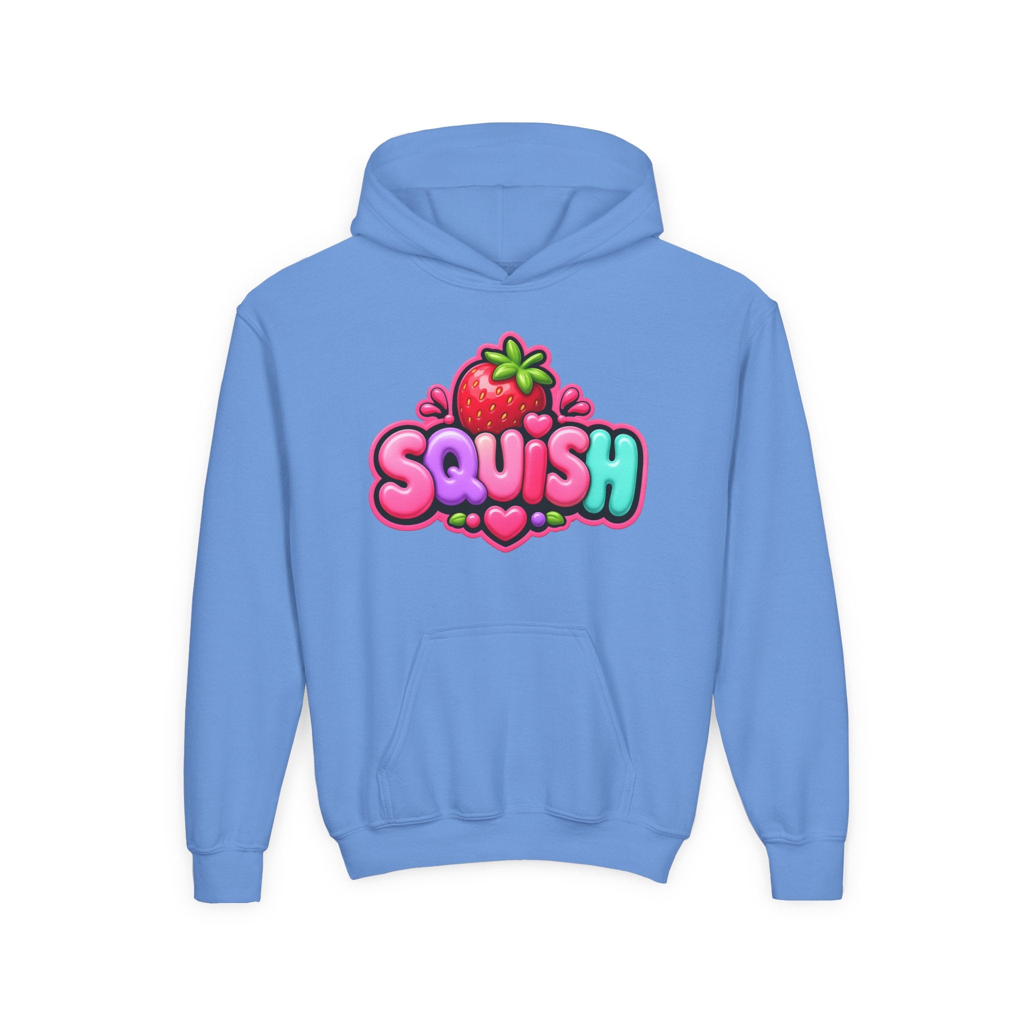 Cute 'Squish' Strawberry Graphic Pullover