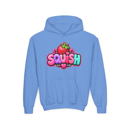 Cute 'Squish' Strawberry Graphic Pullover