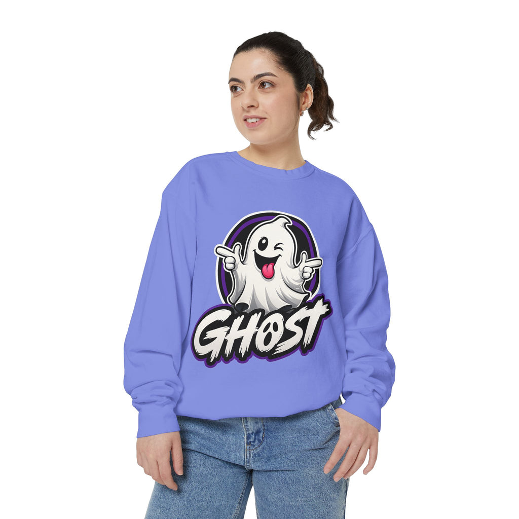 Ghost Graphic Sweatshirt — Playful Halloween Crewneck