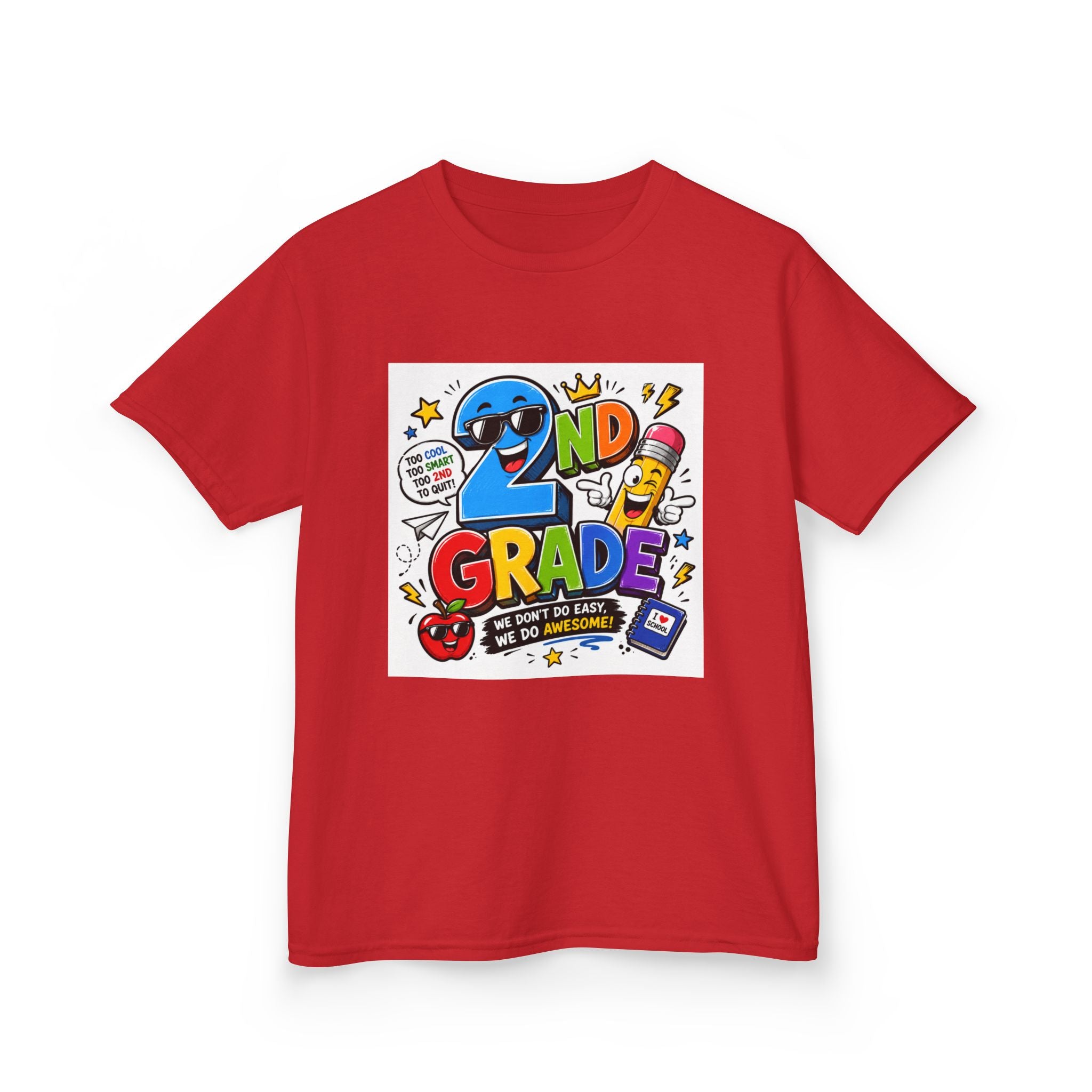 2nd Grade Kids Back to School Tee