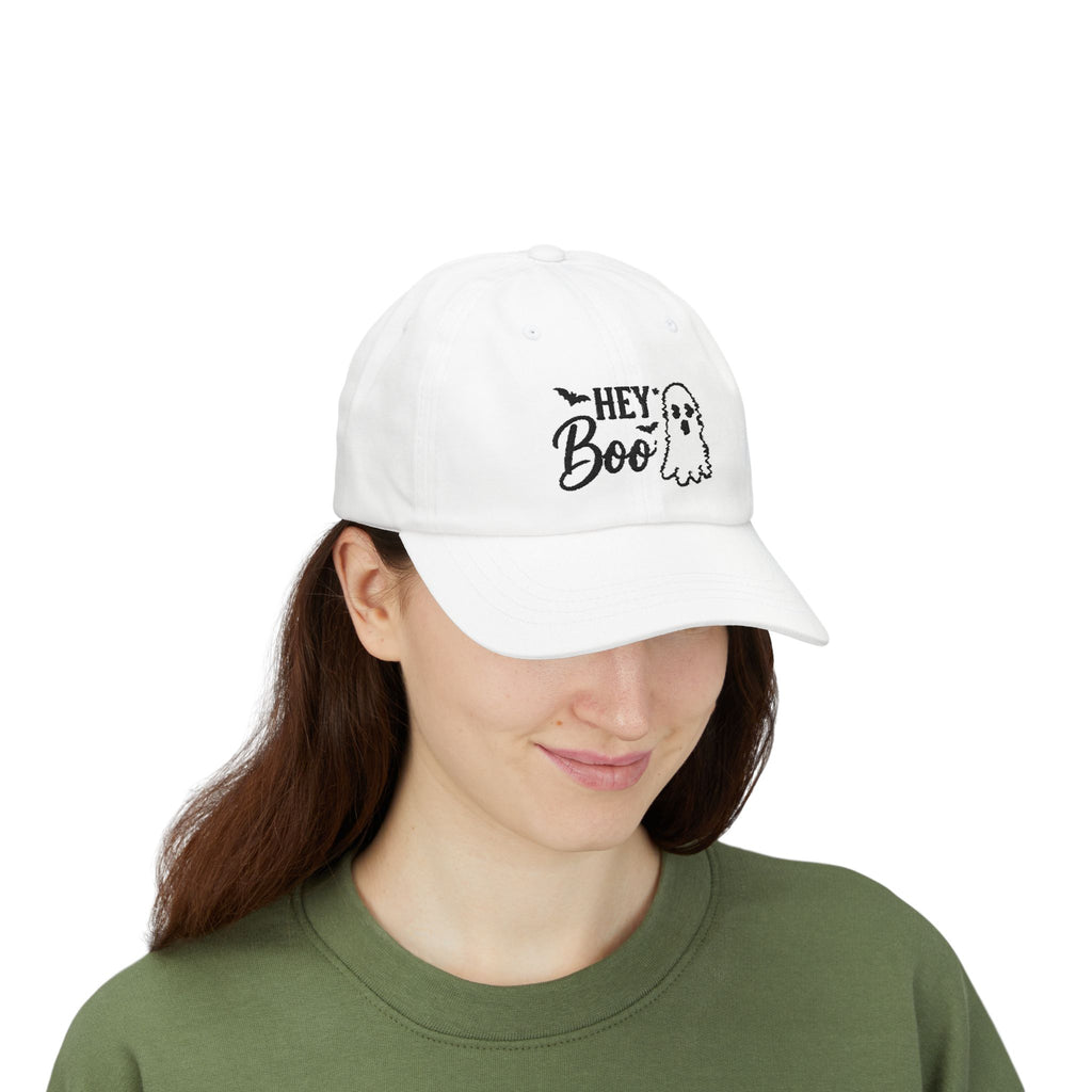 Hey Boo Ghost Halloween Cap