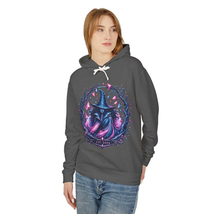 Witch Raven Hoodie — Mystical Gothic Witchcraft Pullover