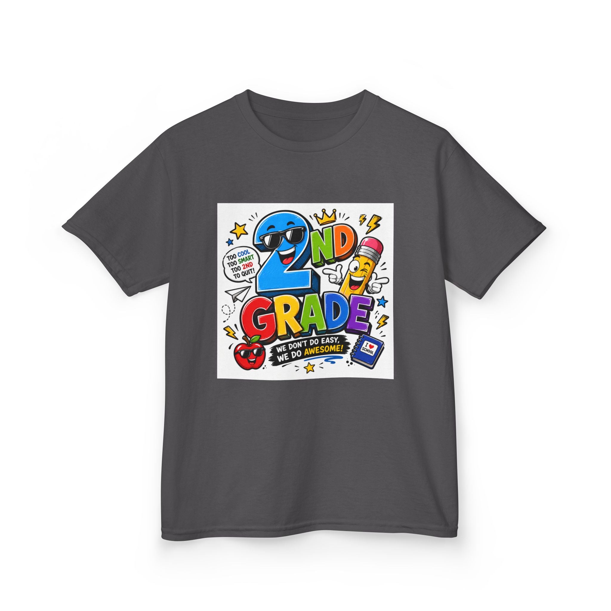 2nd Grade Kids Back to School Tee