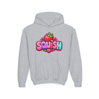 Cute 'Squish' Strawberry Graphic Pullover