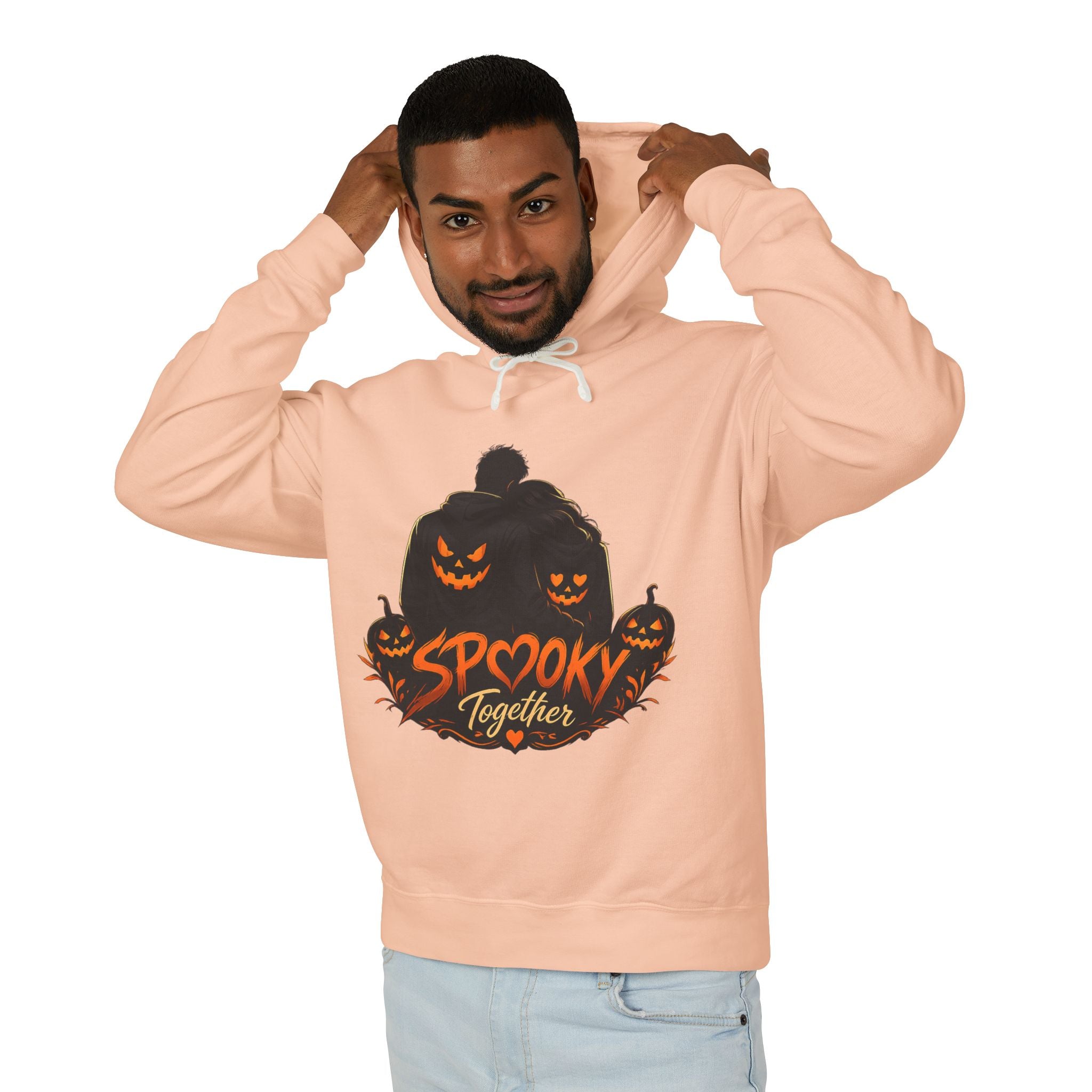 Spooky Together Hoodie — Halloween Jack-o'-Lantern Graphic Sweatshirt