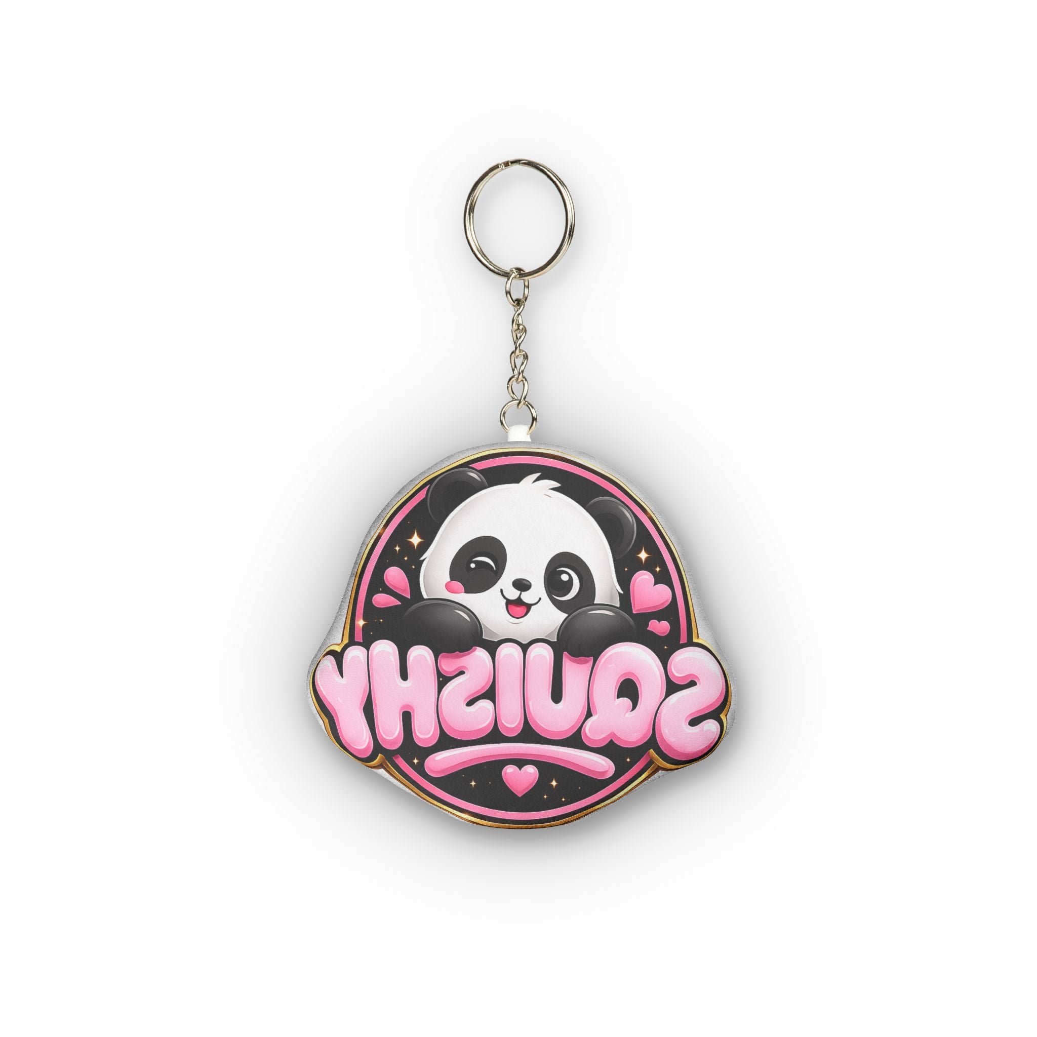 Squishy Panda Mini Plush Keychain