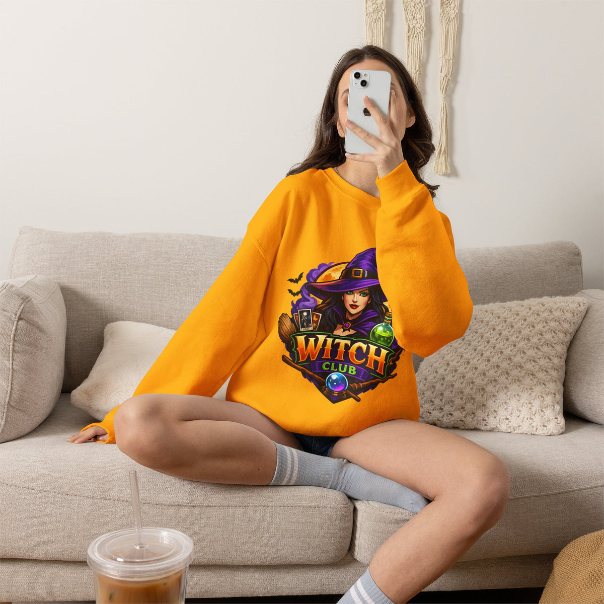 Witch Club Crewneck Sweatshirt – Halloween Witch