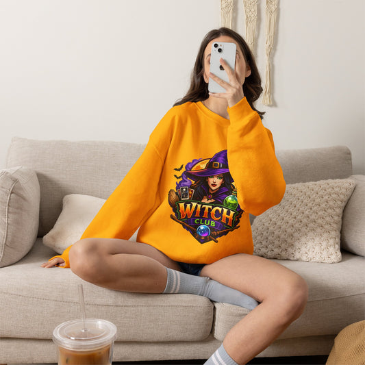 Witch Club Crewneck Sweatshirt – Halloween Witch