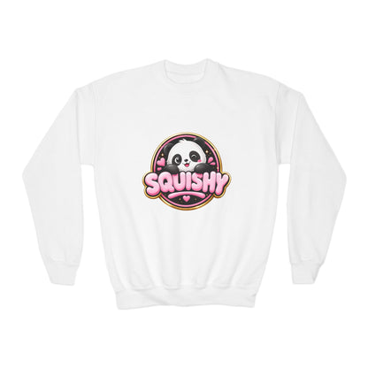 Kids 'Squishy' Panda Crewneck Sweatshirt – Cute Plush Graphic