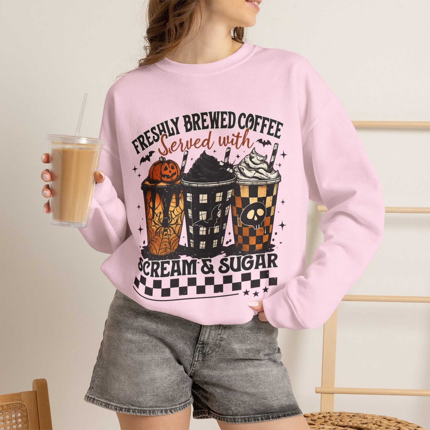 Halloween Coffee Sweatshirt