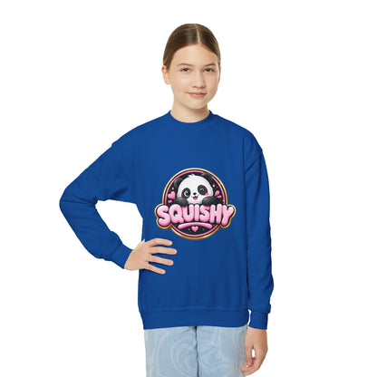 Kids 'Squishy' Panda Crewneck Sweatshirt – Cute Plush Graphic