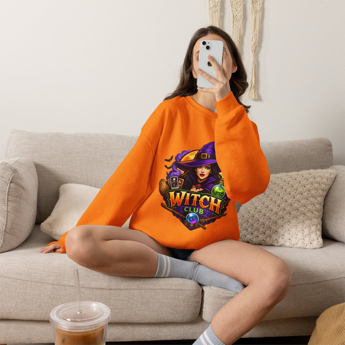 Witch Club Crewneck Sweatshirt – Halloween Witch