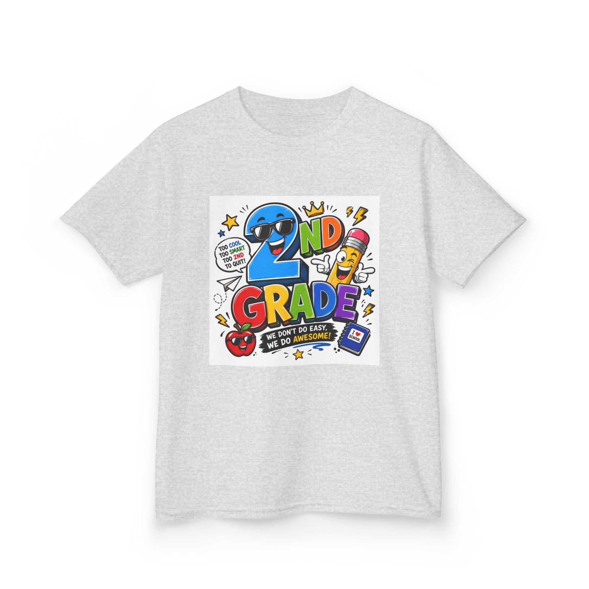 2nd Grade Kids Back to School Tee