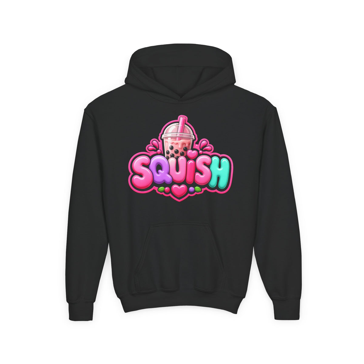 Cute 'Squish' Boba Tea Graphic Pullover