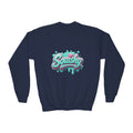 Squishy Kids Sweatshirt — Cute Pastel Drip Graphic Crewneck for Youth