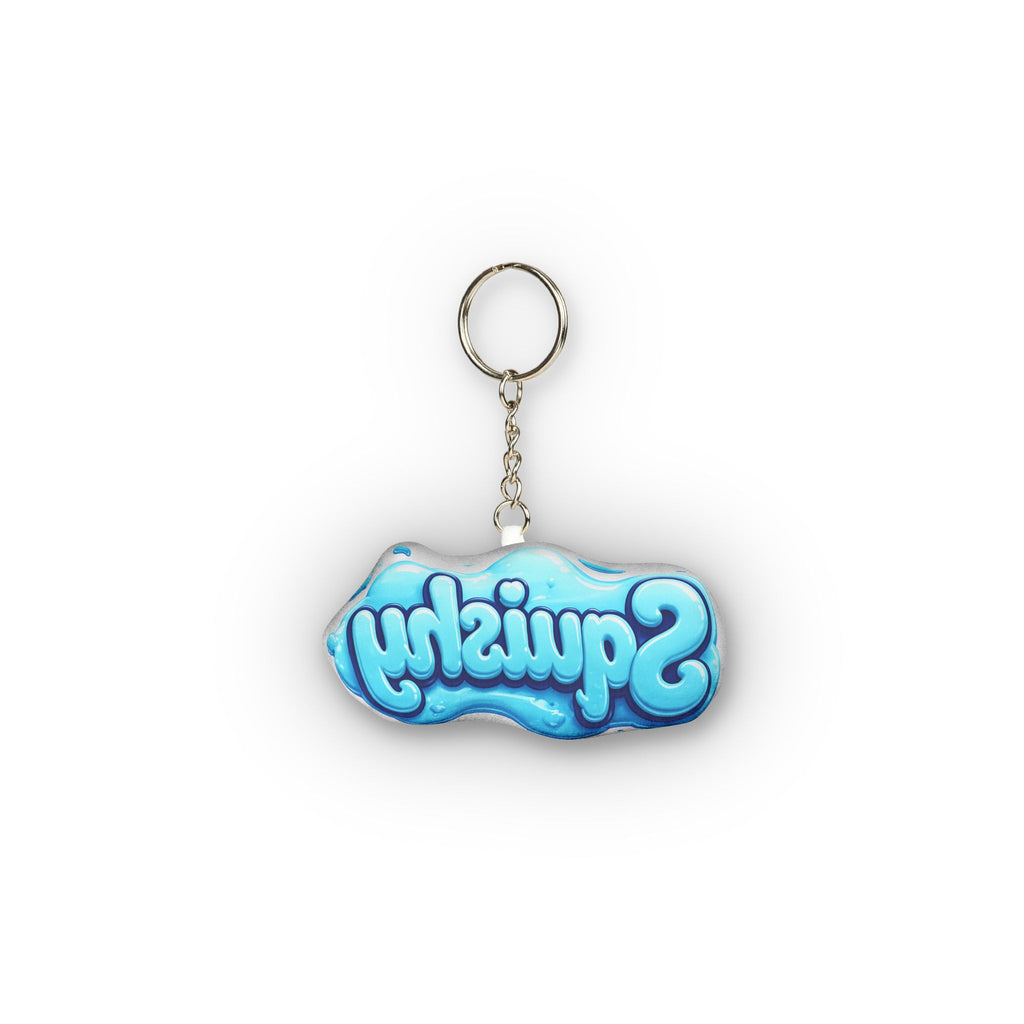 Custom Plush Keychain - "Squishy" Mini Shape Keyring (Personalized Novelty Accessory)