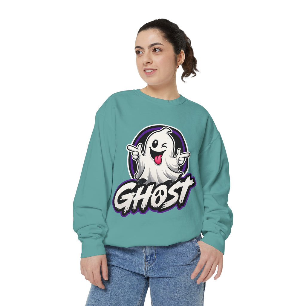 Ghost Graphic Sweatshirt — Playful Halloween Crewneck
