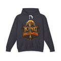 King of Halloween Hoodie — Spooky Pumpkin Skull Graphic Sweatshirt