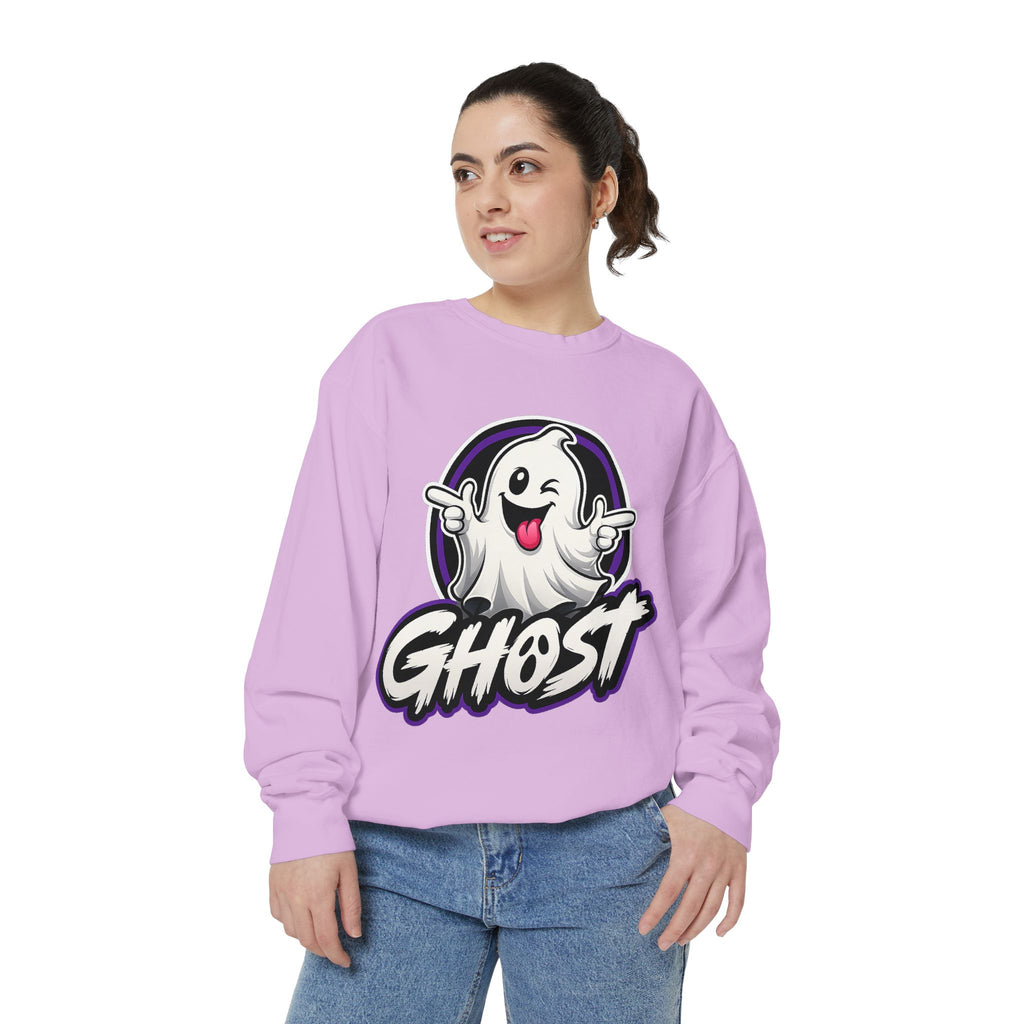 Ghost Graphic Sweatshirt — Playful Halloween Crewneck