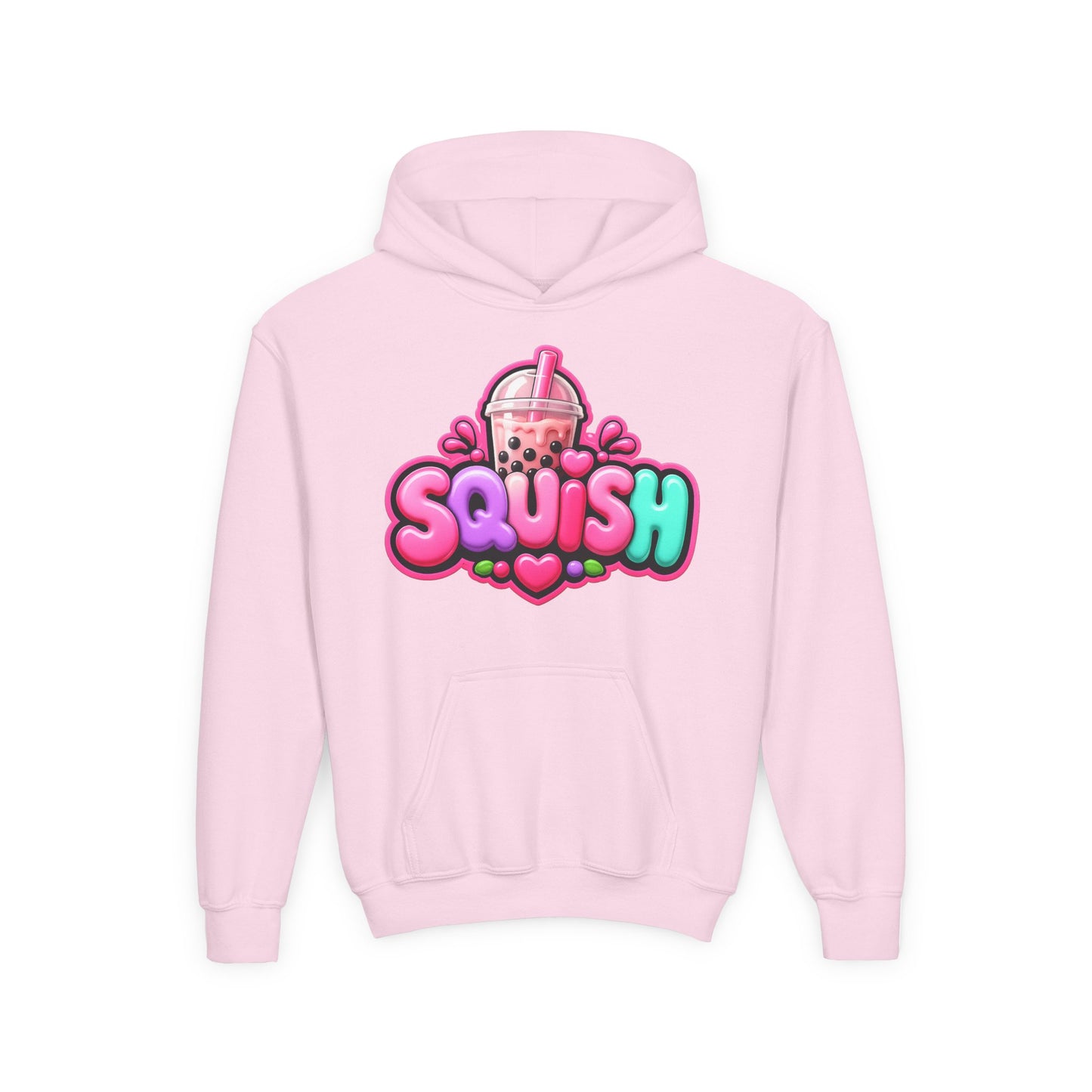 Cute 'Squish' Boba Tea Graphic Pullover