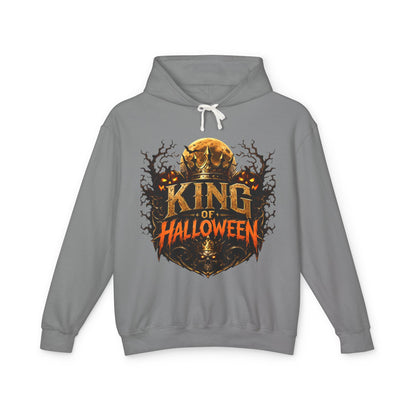 King of Halloween Hoodie — Spooky Pumpkin Skull Graphic Sweatshirt