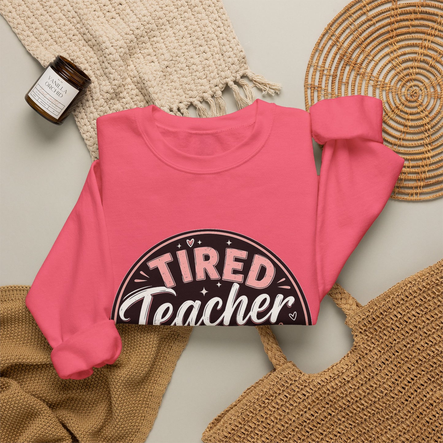 Tired Teacher Club Sweatshirt