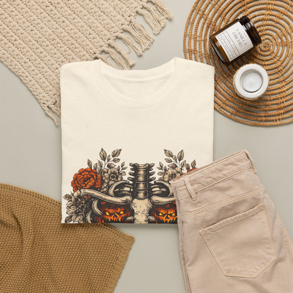 Halloween Ribcage Pumpkin T-Shirt