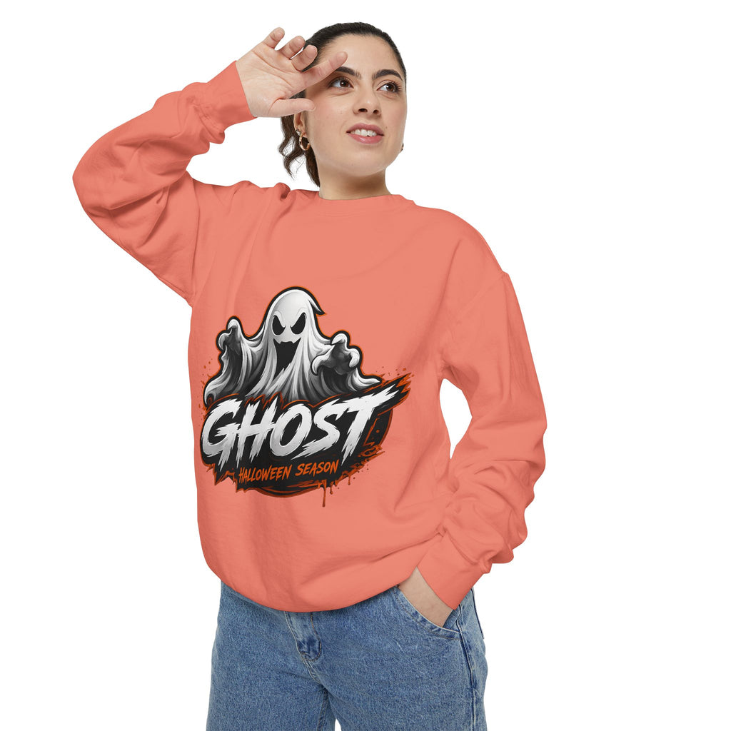 Ghost Halloween Sweatshirt — Spooky "Halloween Season" Graphic Crewneck