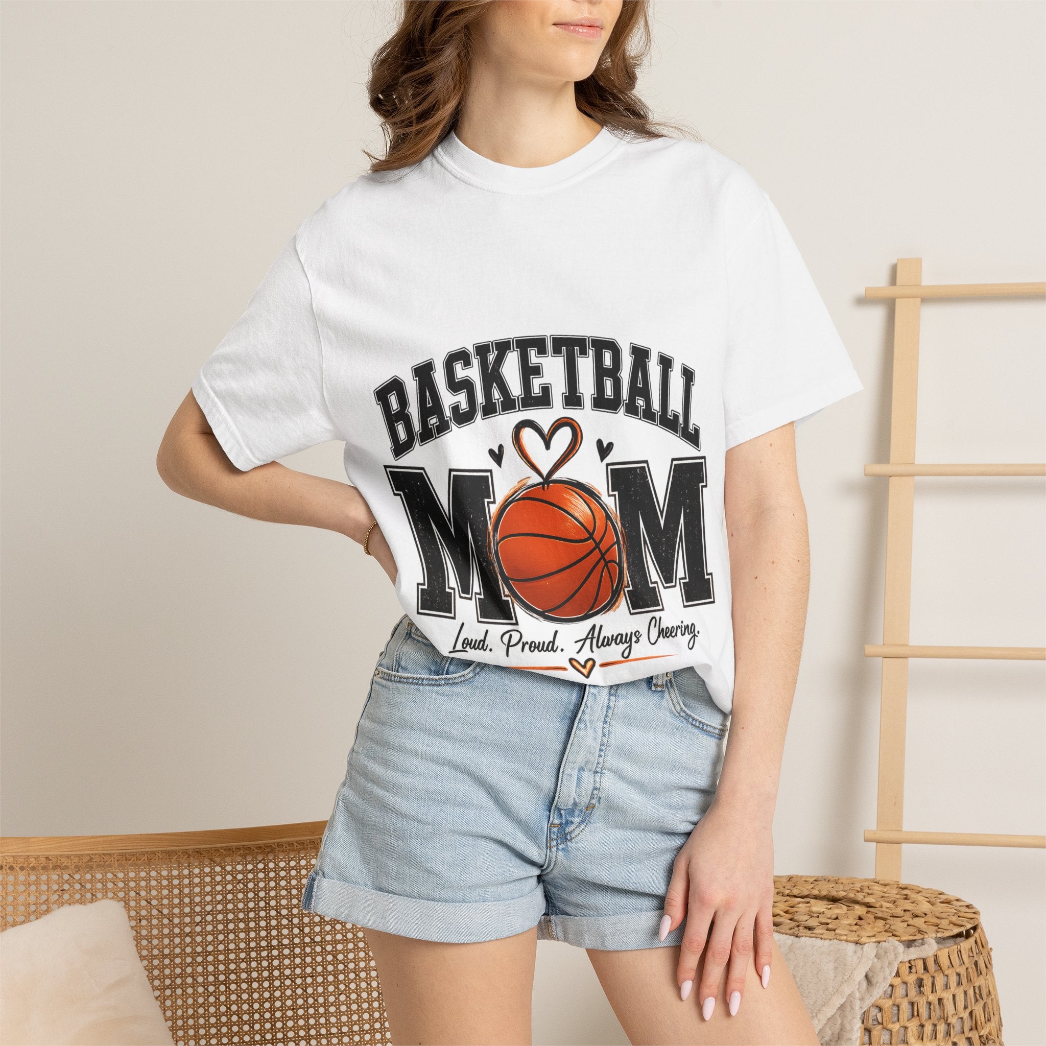Basketball Mom Tee — Floral Basketball Mom T-Shirt