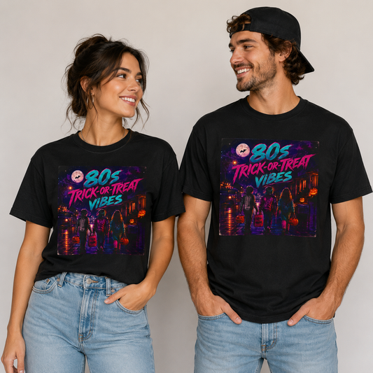 80s Trick-or-Treat Vibes T-Shirt