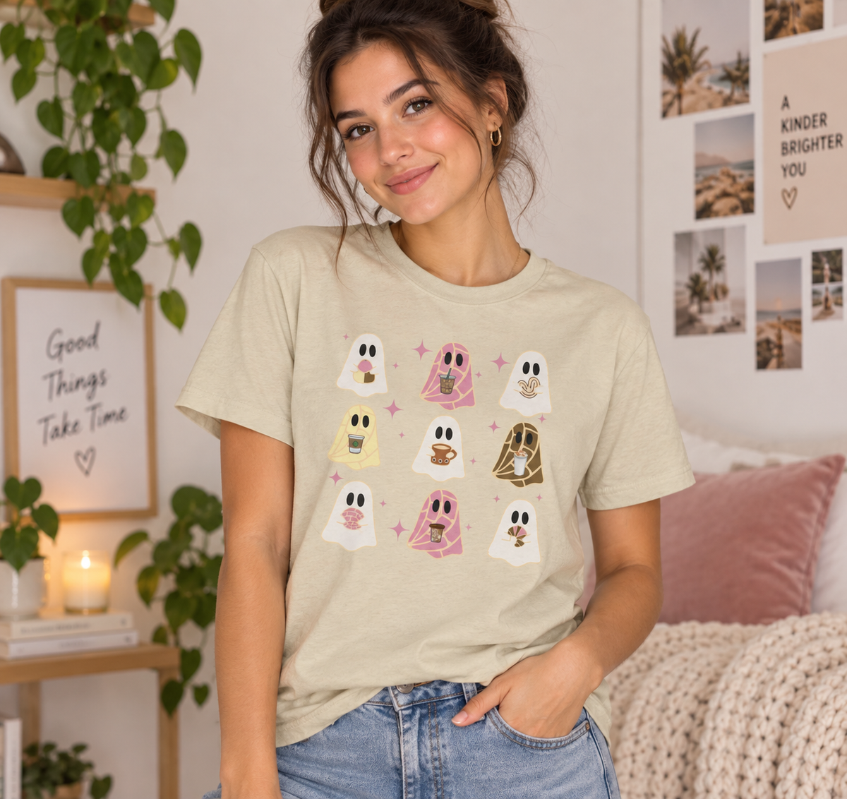Cute Concha Ghosts Tee