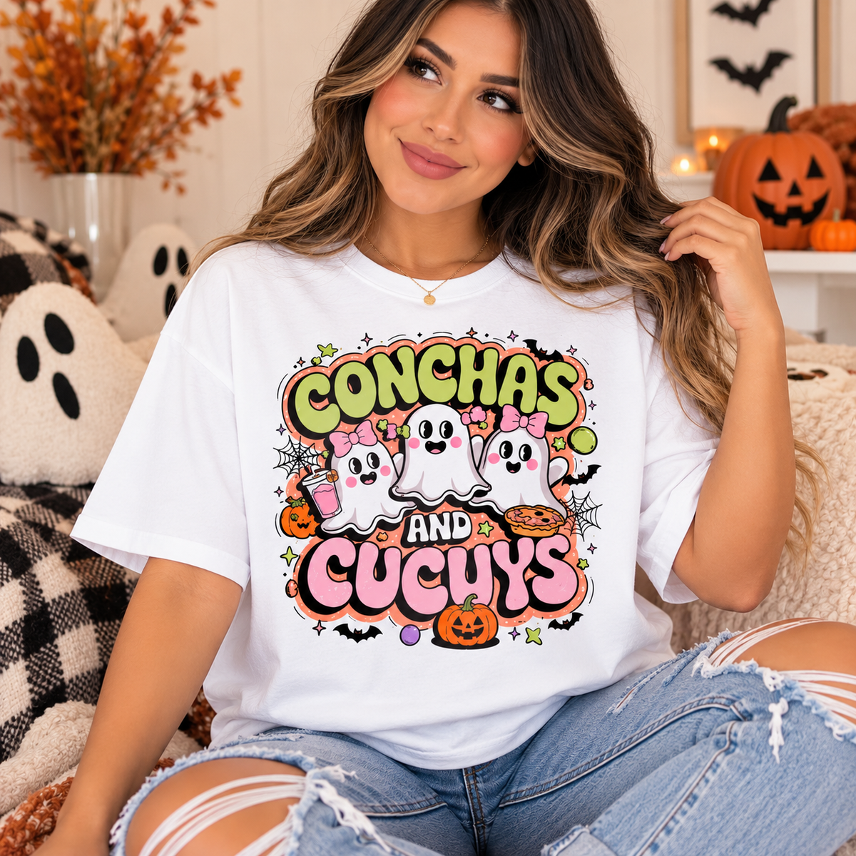 Conchas and Cucuys Halloween T-Shirt