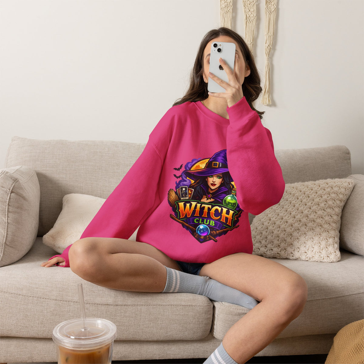 Witch Club Crewneck Sweatshirt – Halloween Witch