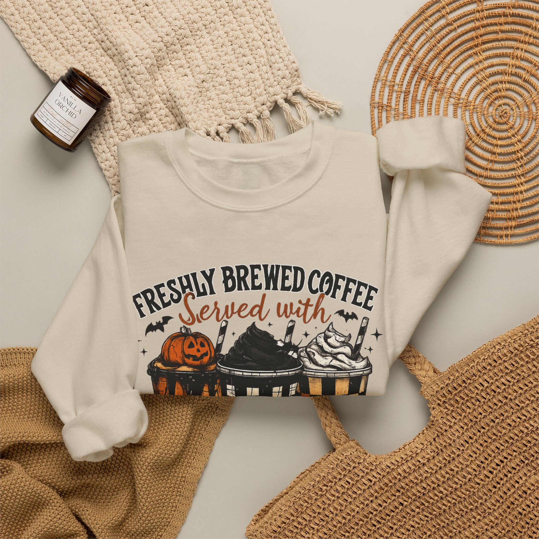 Halloween Coffee Sweatshirt