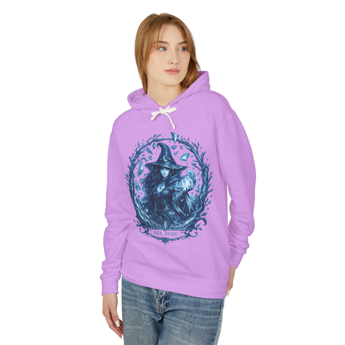 Witch Moonlight Hoodie — Mystic Witch Graphic